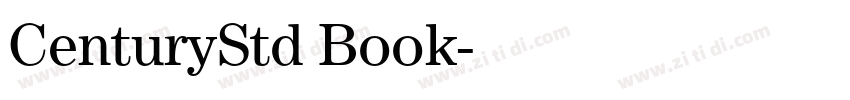 CenturyStd Book字体转换